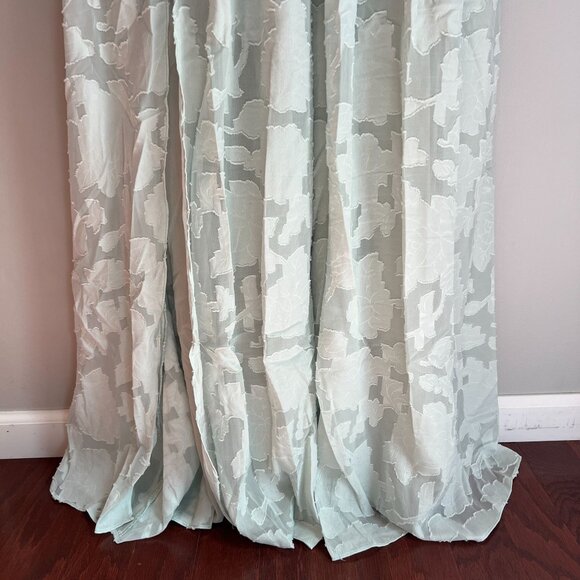 Lulus Sweet Sophistication Sage Green Burn Out Floral Maxi Dress Xtra Small - Picture 4 of 10